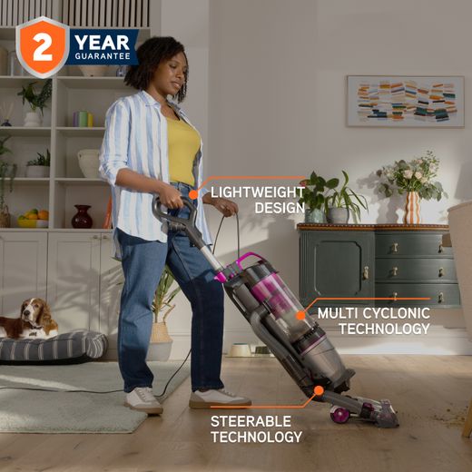Vax Air Lift Steerable Pet Max UCPMSHV1 Upright Vacuum Cleaner - Annotation - Features